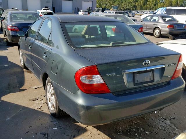 4T1BF32K84U070119 - 2004 TOYOTA CAMRY LE GREEN photo 3