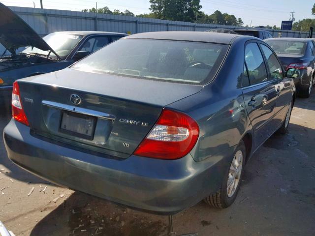 4T1BF32K84U070119 - 2004 TOYOTA CAMRY LE GREEN photo 4