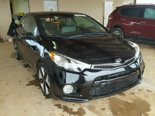 KNAFX6A81F5264141 - 2015 KIA FORTE EX BLACK photo 1