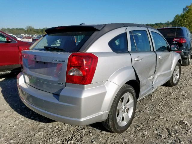 1B3CB4HA7AD660981 - 2010 DODGE CALIBER SX SILVER photo 4