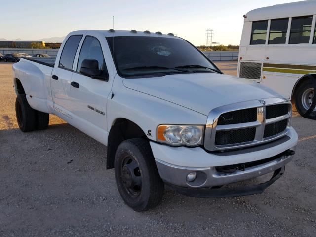 3D7MU48C74G187403 - 2004 DODGE RAM 3500 S WHITE photo 1