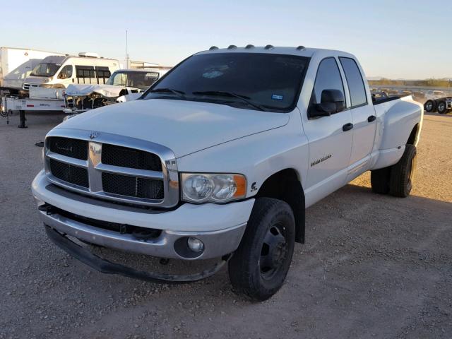 3D7MU48C74G187403 - 2004 DODGE RAM 3500 S WHITE photo 2