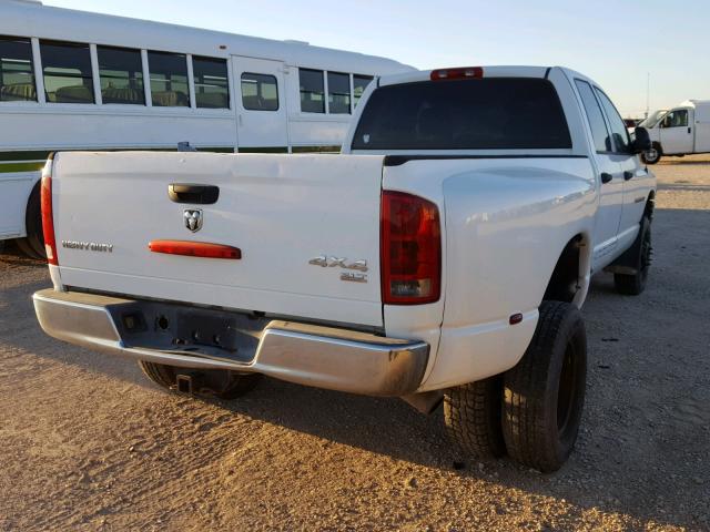 3D7MU48C74G187403 - 2004 DODGE RAM 3500 S WHITE photo 4