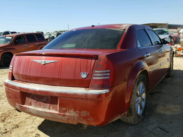 2C3KA63H56H429413 - 2006 CHRYSLER 300C RED photo 4