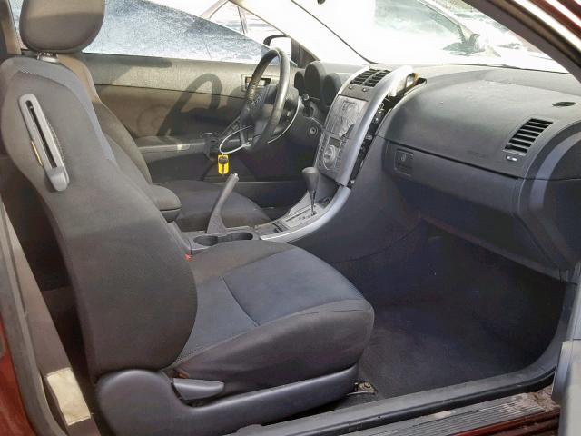 JTKDE177050039943 - 2005 TOYOTA SCION TC ბურგუნდია ფოტო 5
