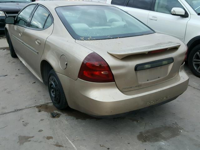 2G2WP522451348790 - 2005 PONTIAC GRAND PRIX GOLD photo 3