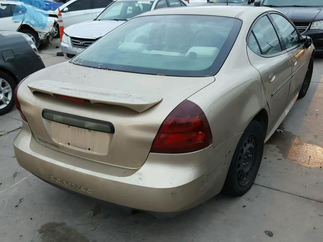 2G2WP522451348790 - 2005 PONTIAC GRAND PRIX GOLD photo 4