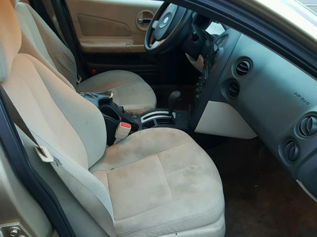 2G2WP522451348790 - 2005 PONTIAC GRAND PRIX GOLD photo 5