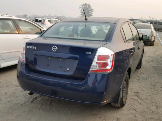 3N1AB61E79L644724 - 2009 NISSAN SENTRA 2.0 BLUE photo 4