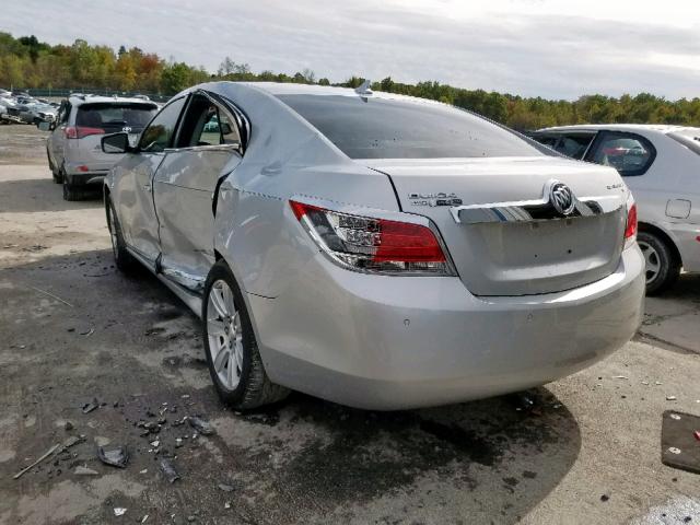 1G4GD5ED9BF302605 - 2011 BUICK LACROSSE C SILVER photo 3