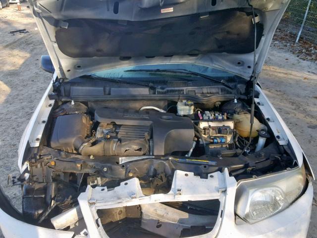 1G8AJ52F85Z138544 - 2005 SATURN ION LEVEL WHITE photo 7