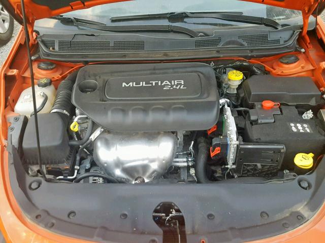 1C3CDFBB0FD213278 - 2015 DODGE DART SXT ORANGE photo 7