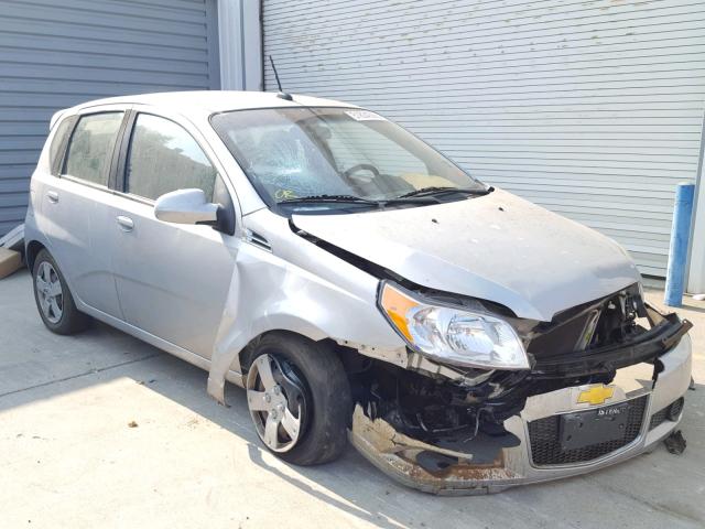 KL1TD6DE5AB049699 - 2010 CHEVROLET AVEO LS SILVER photo 1