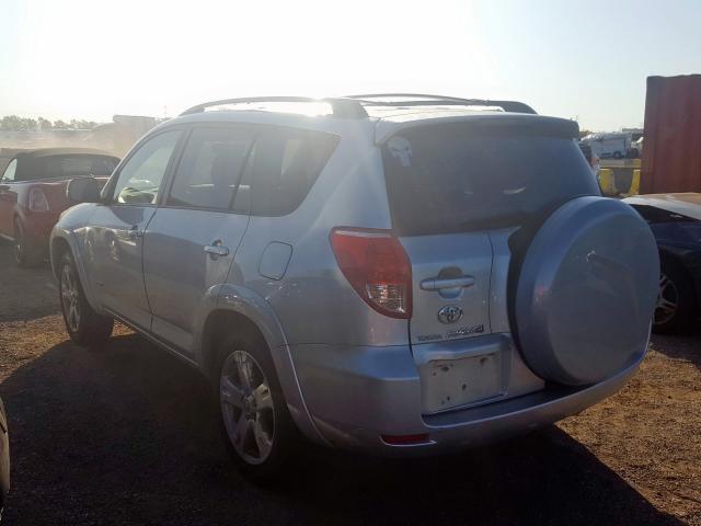 JTMZD32V375039538 - 2007 TOYOTA RAV4 SPORT SILVER photo 3