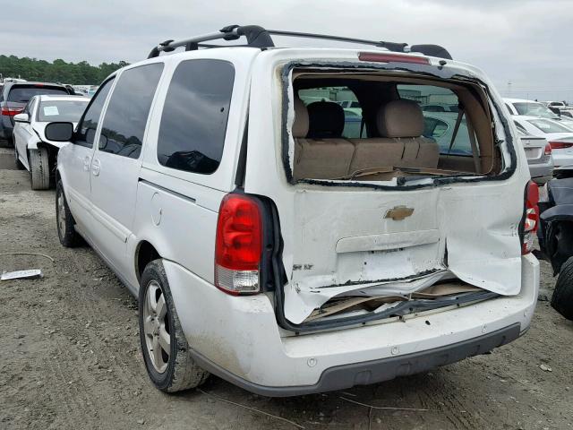 1GNDV33107D188800 - 2007 CHEVROLET UPLANDER WHITE photo 3