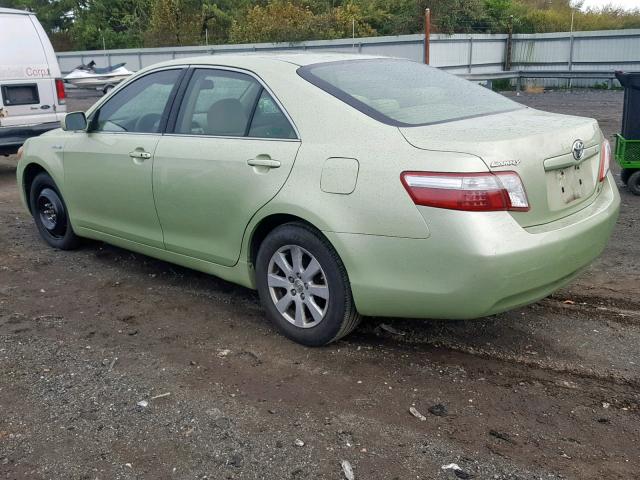 JTNBB46K673014234 - 2007 TOYOTA CAMRY HYBR GREEN photo 3