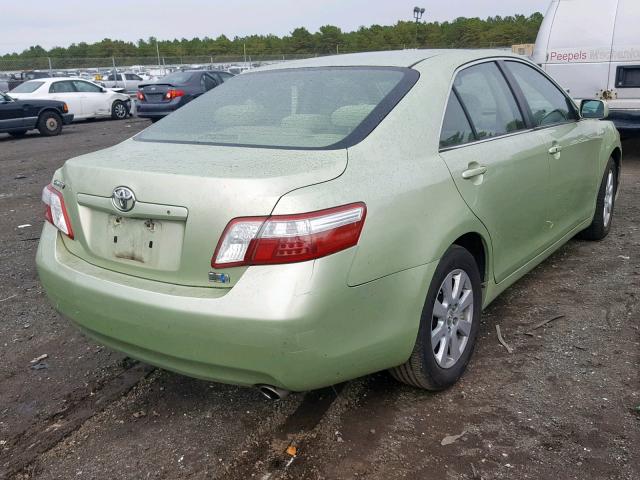 JTNBB46K673014234 - 2007 TOYOTA CAMRY HYBR GREEN photo 4