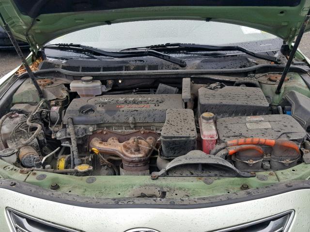 JTNBB46K673014234 - 2007 TOYOTA CAMRY HYBR GREEN photo 7