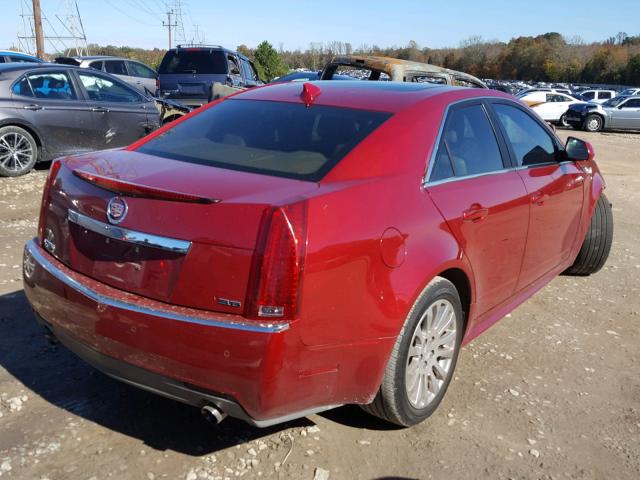 1G6DK5EV7A0101280 - 2010 CADILLAC CTS PERFOR RED photo 4