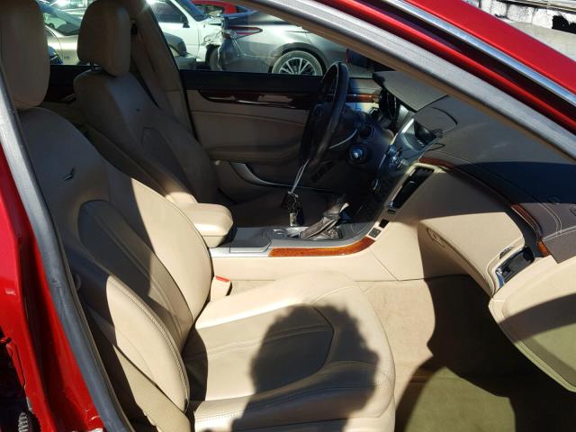 1G6DK5EV7A0101280 - 2010 CADILLAC CTS PERFOR RED photo 5