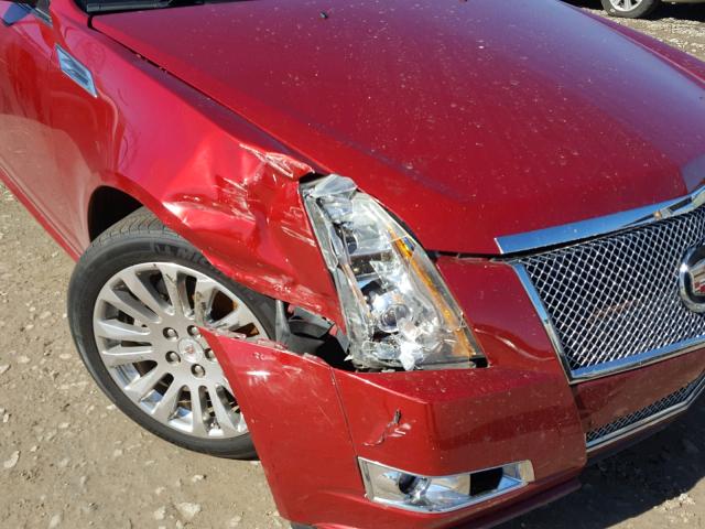 1G6DK5EV7A0101280 - 2010 CADILLAC CTS PERFOR RED photo 9