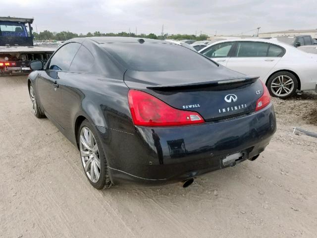 JN1CV6EK6AM105067 - 2010 INFINITI G37 BASE BLACK photo 3