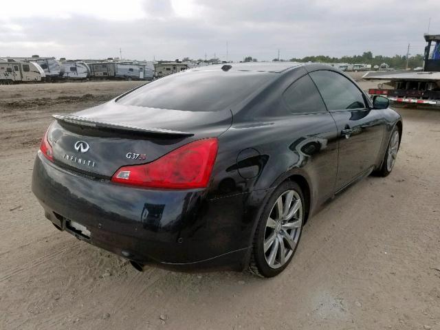 JN1CV6EK6AM105067 - 2010 INFINITI G37 BASE BLACK photo 4