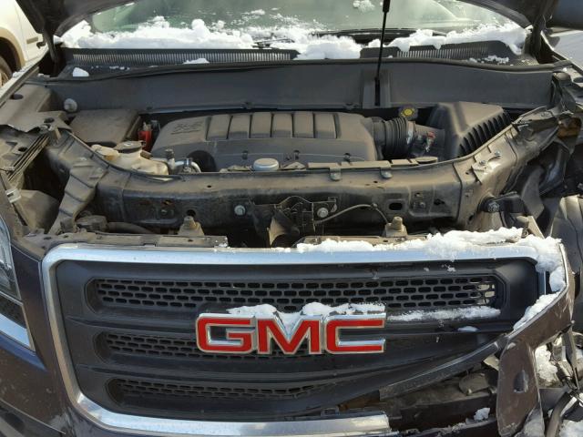 1GKKVPKD3EJ220578 - 2014 GMC ACADIA SLE BLUE photo 7