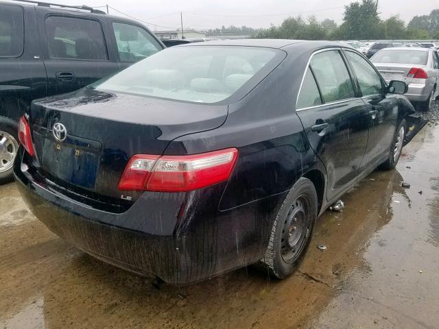 JTNBE46K573115577 - 2007 TOYOTA CAMRY CE BLACK photo 4