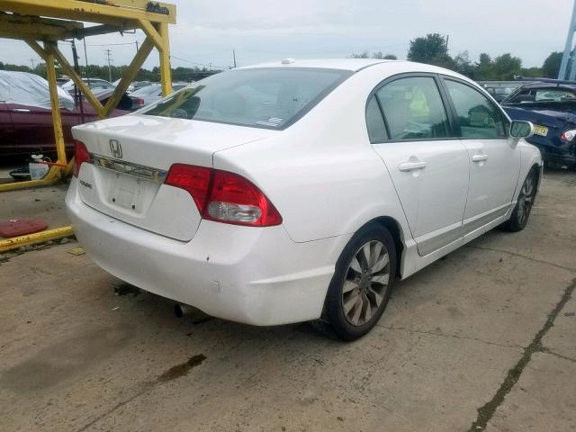 2HGFA1F96AH553298 - 2010 HONDA CIVIC EXL Սպիտակ լուսանկար 4