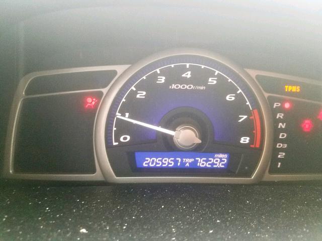 2HGFA1F96AH553298 - 2010 HONDA CIVIC EXL Սպիտակ լուսանկար 8