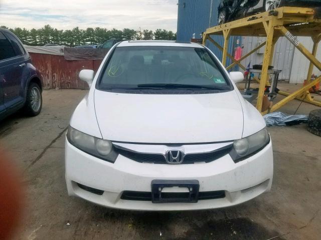 2HGFA1F96AH553298 - 2010 HONDA CIVIC EXL Սպիտակ լուսանկար 9