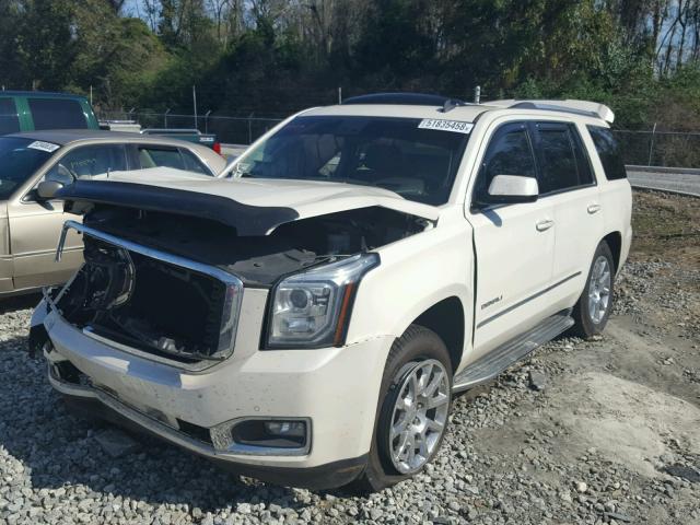 1GKS1CKJ0FR155895 - 2015 GMC YUKON DENA WHITE photo 2