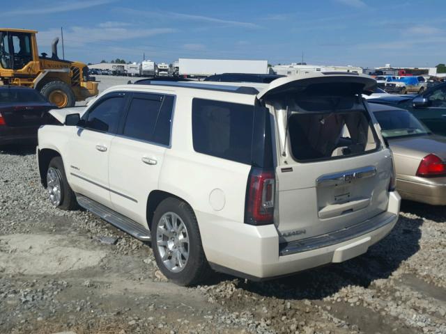 1GKS1CKJ0FR155895 - 2015 GMC YUKON DENA WHITE photo 3