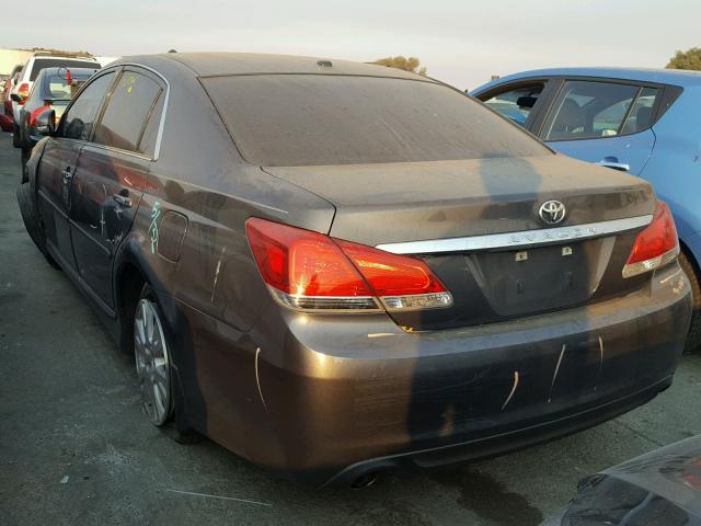 4T1BK3DB0CU448764 - 2012 TOYOTA AVALON BAS GRAY photo 3