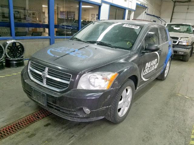 1B3HB48B48D624447 - 2008 DODGE CALIBER SX BLACK photo 2