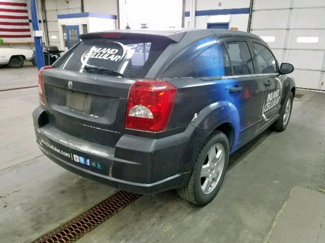 1B3HB48B48D624447 - 2008 DODGE CALIBER SX BLACK photo 4