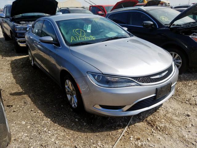 1C3CCCAB6FN634659 - 2015 CHRYSLER 200 LIMITE SILVER photo 1