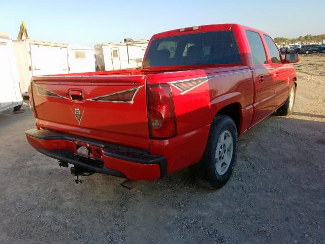 2GCEC13T851121122 - 2005 CHEVROLET SILVERADO RED photo 4