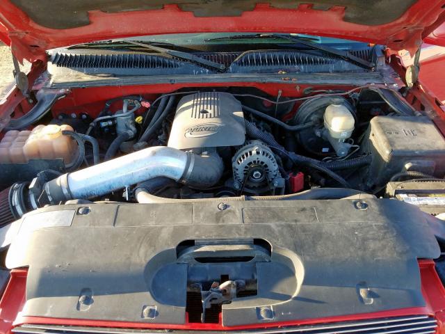 2GCEC13T851121122 - 2005 CHEVROLET SILVERADO RED photo 7