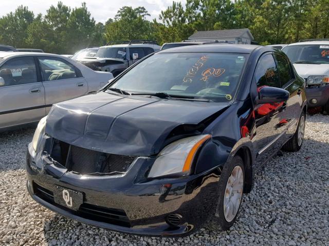 3N1AB6AP7BL612363 - 2011 NISSAN SENTRA 2.0 BLACK photo 2