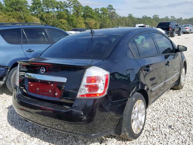 3N1AB6AP7BL612363 - 2011 NISSAN SENTRA 2.0 BLACK photo 4