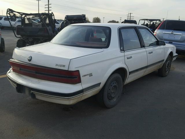 1G4AH54N7N6407409 - 1992 BUICK CENTURY CU WHITE photo 4