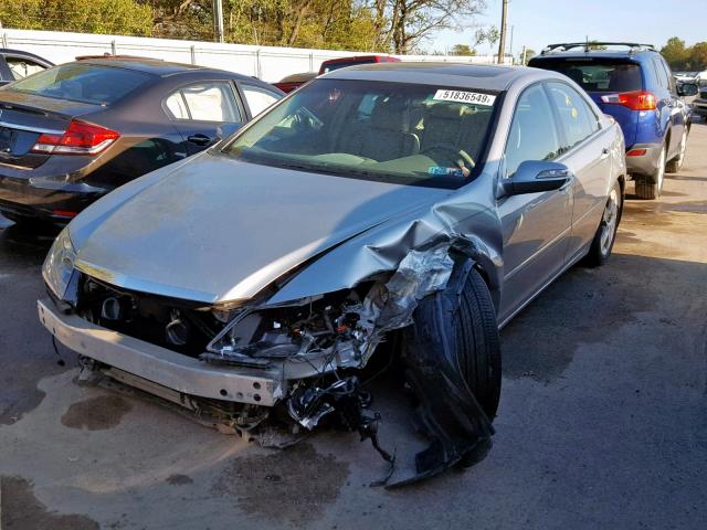 JH4KB166X7C001295 - 2007 ACURA RL SILVER photo 2