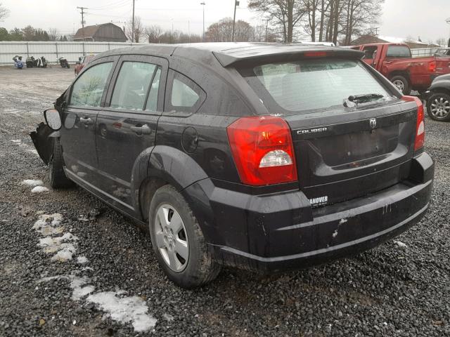 1B3HB28B88D535890 - 2008 DODGE CALIBER BLACK photo 3