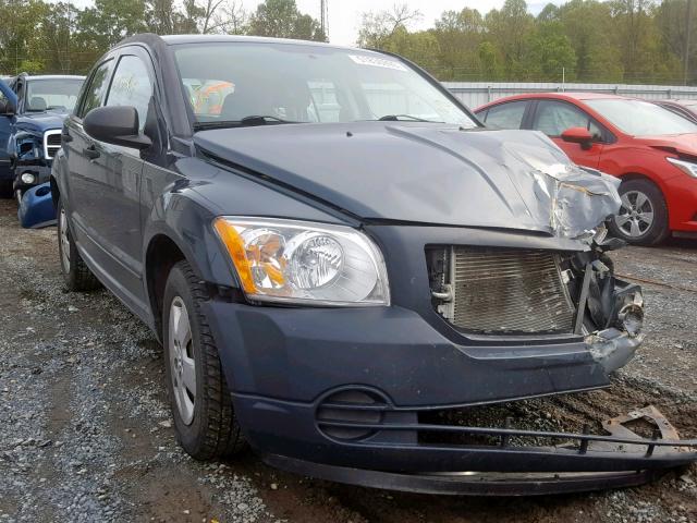 1B3HB28B87D270080 - 2007 DODGE CALIBER MAROON photo 1