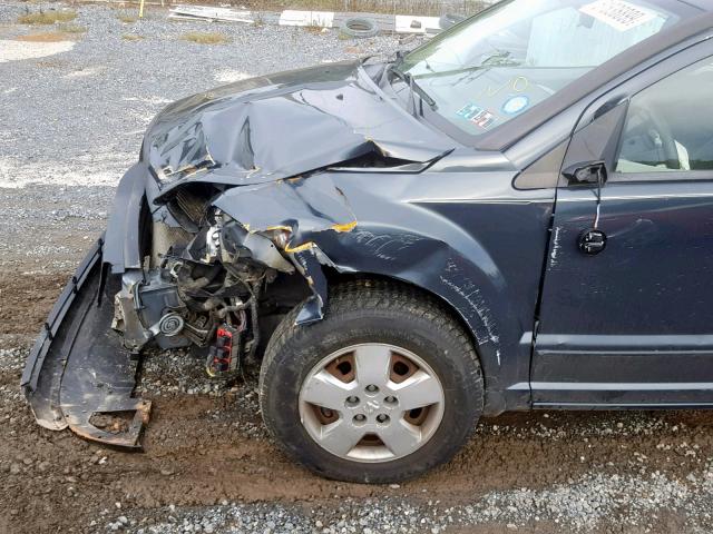 1B3HB28B87D270080 - 2007 DODGE CALIBER MAROON photo 9