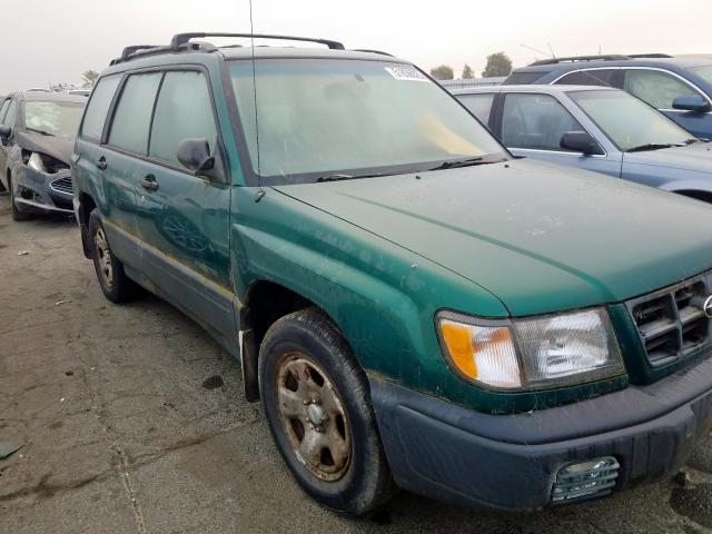 JF1SF6353WG765159 - 1998 SUBARU FORESTER L GREEN photo 1