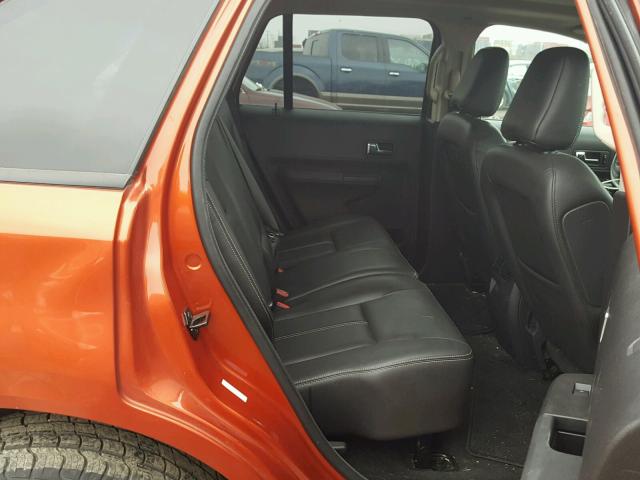 2FMDK48CX8BA23499 - 2008 FORD EDGE SEL ORANGE photo 6