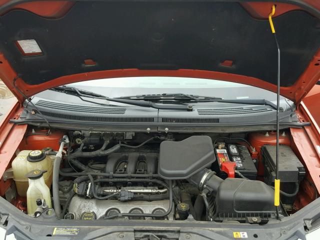 2FMDK48CX8BA23499 - 2008 FORD EDGE SEL ORANGE photo 7